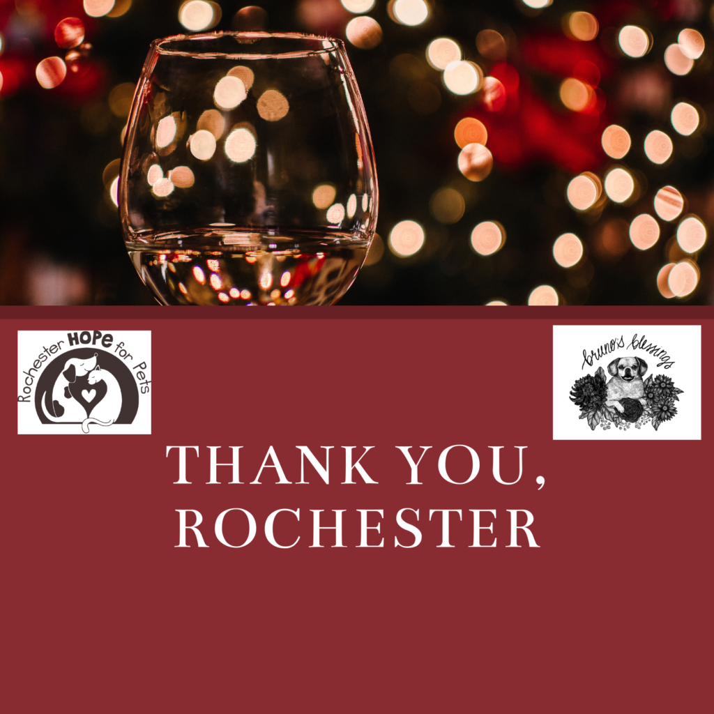 2023 Wine, Spirits, Hops, & Hope gala - Thank you, Rochester
